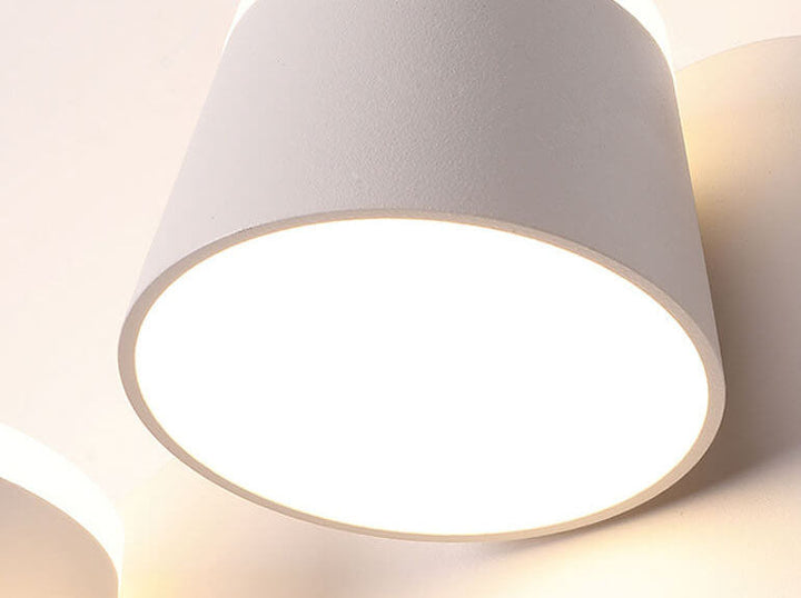 Nordic Cylinder 3-Light Rotatable LED Wall Sconce
