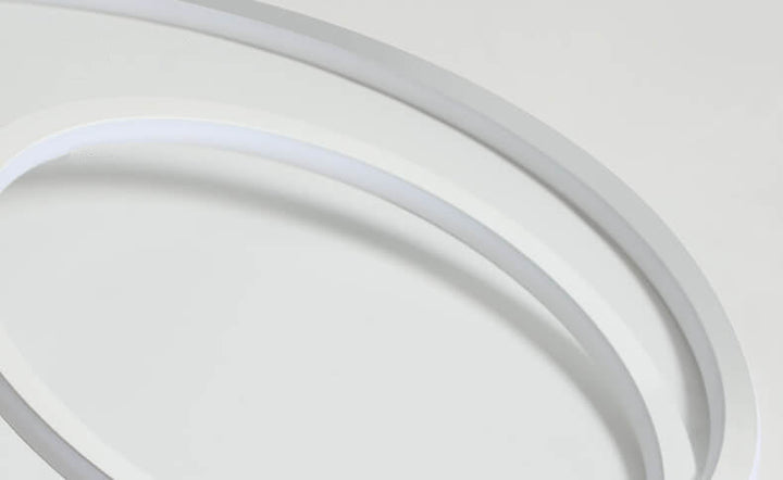 Double Minimalist LED Flush Mount Ceiling Light