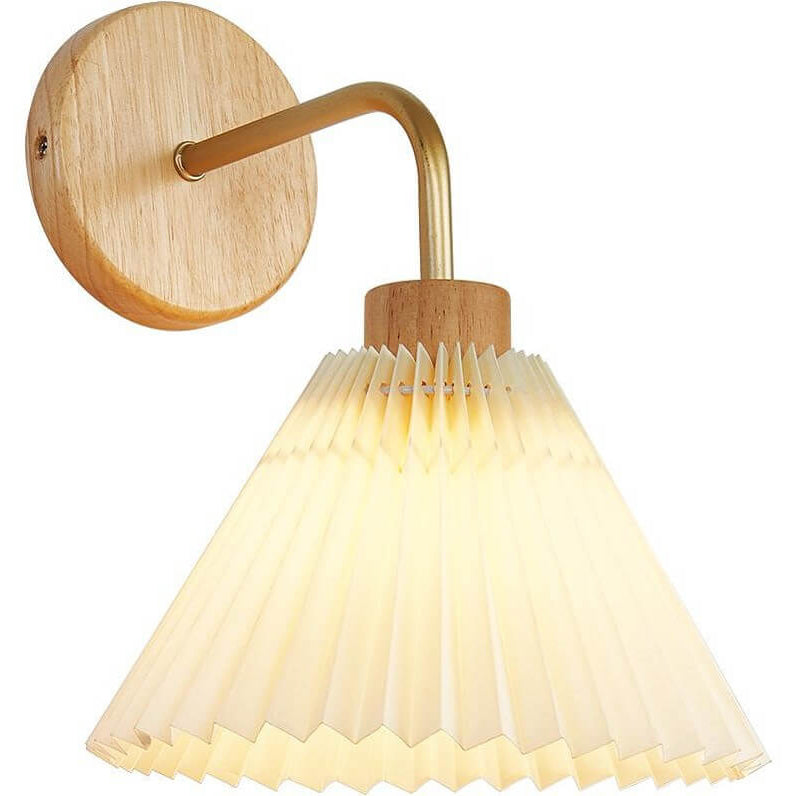 Pleated Minimalist Wall Sconce