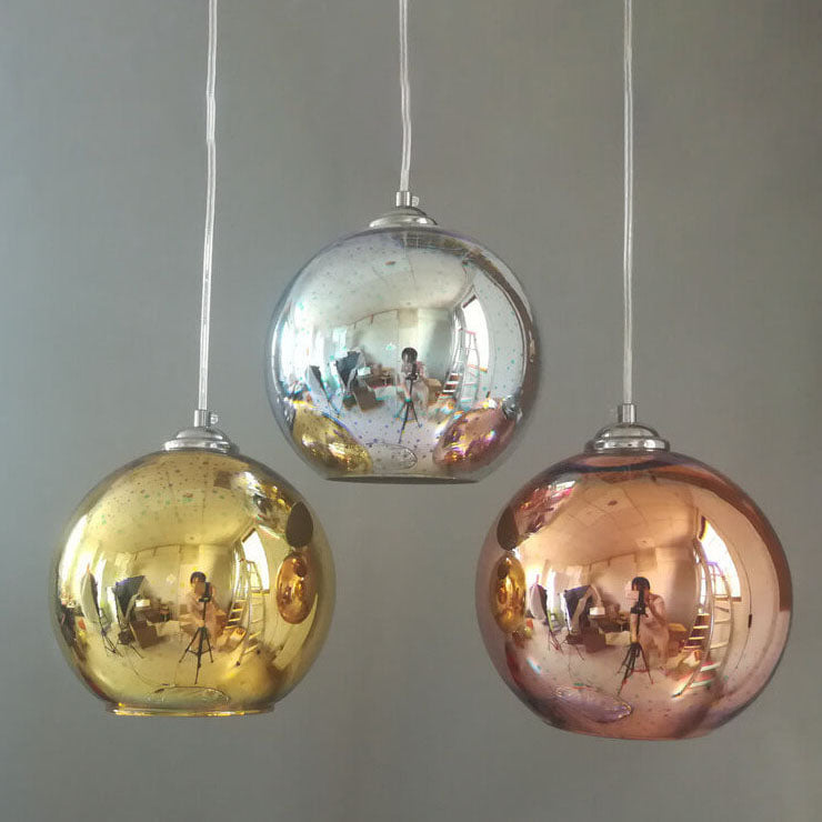 Modern Dome Glass Pendant Light