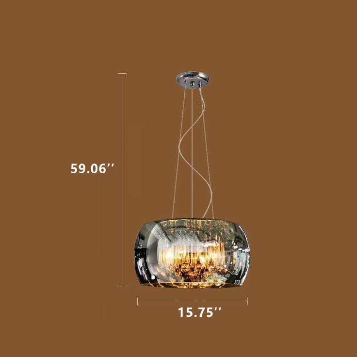 Modern Crystal 6-Light Chandelier