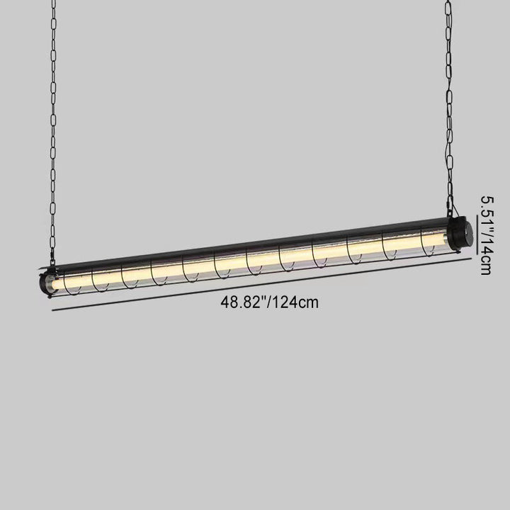 Contemporary Acrylic 2-Light Chandelier