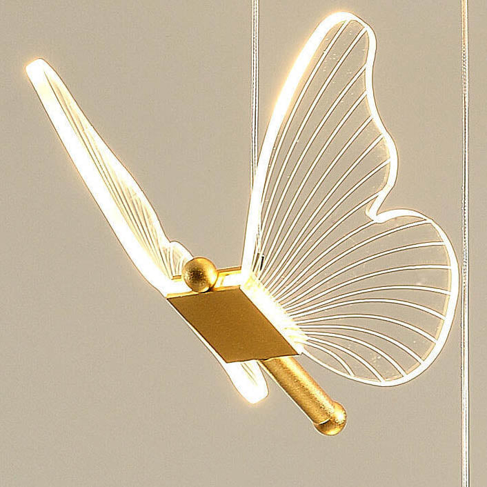 Minimalist Butterfly Acrylic LED Pendant Light