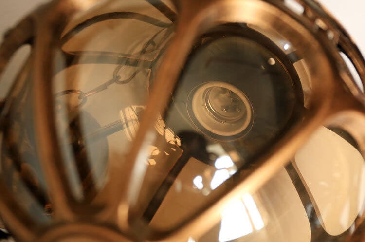 Industrial Globe Waterproof Pendant Light