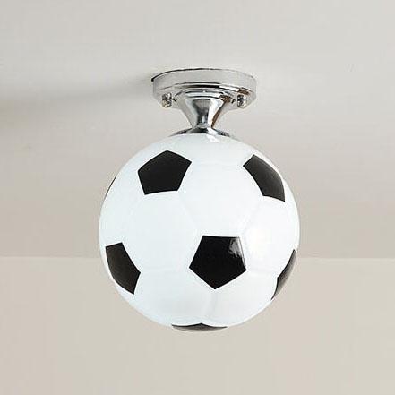 Creative Glass Semi-Flush Ceiling Light