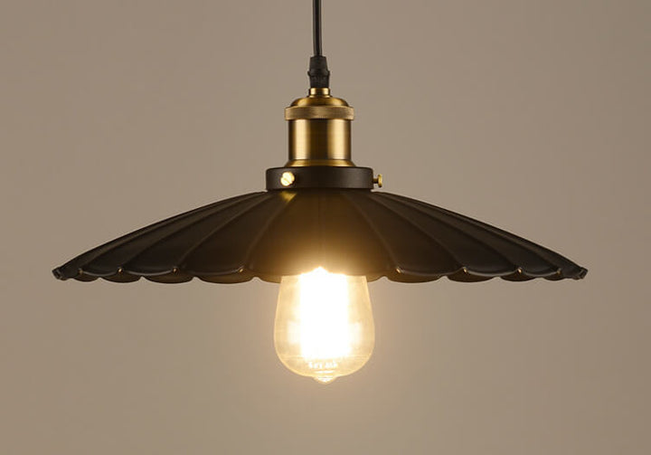 Vintage Industrial Iron Pendant Light