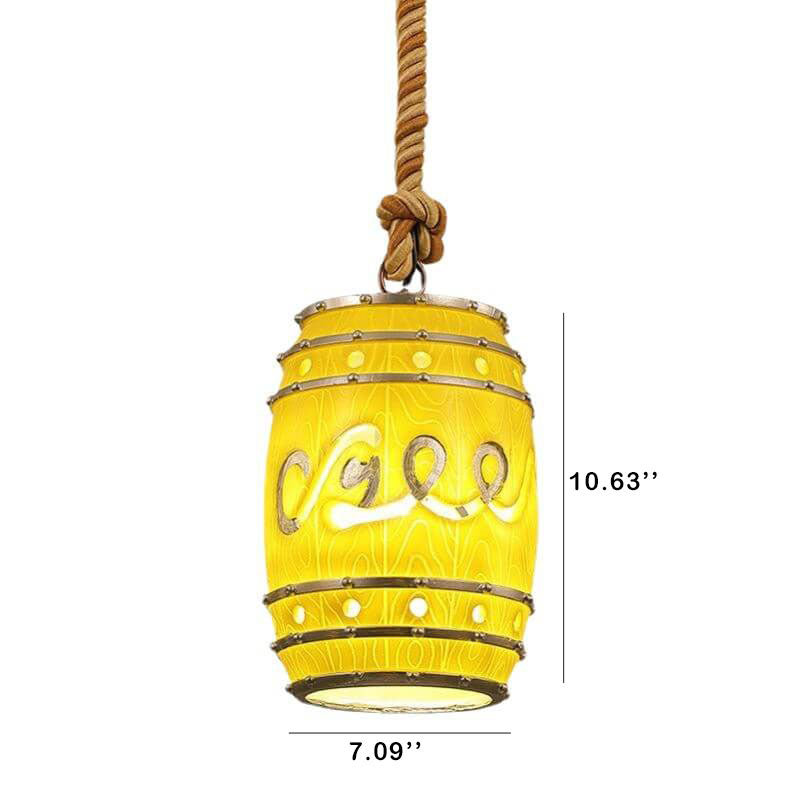 Vintage Resin Pendant Light