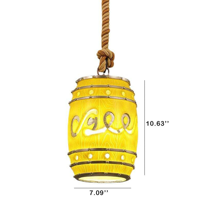 Vintage Resin Pendant Light