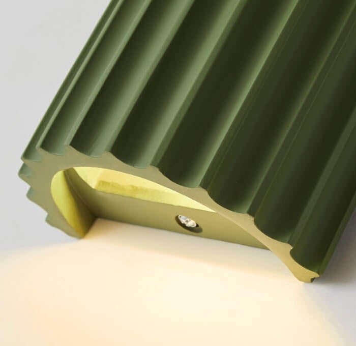 Cylinder Resin Wall Sconce