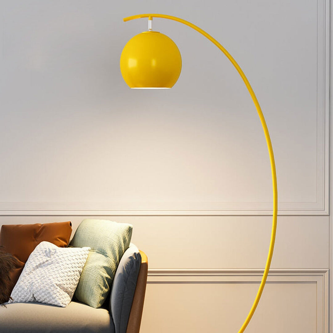Minimalist Curved Floor Lamp