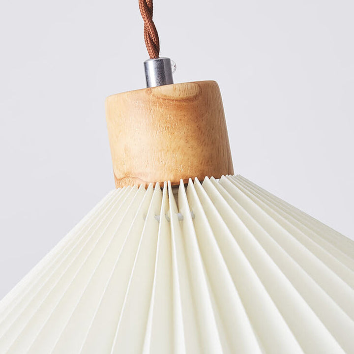Pleated Minimalist Pendant Light