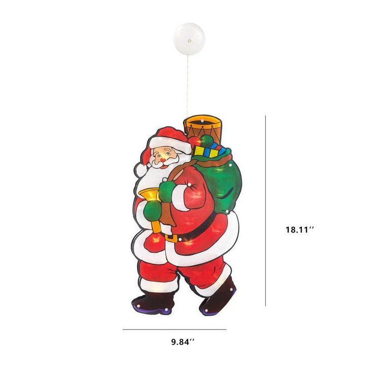 Christmas Window Suction Light Decor