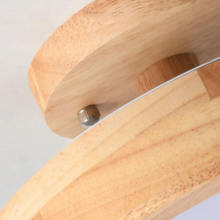 Nordic Round LED Semi-Flush Ceiling Light
