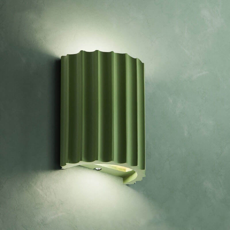 Cylinder Resin Wall Sconce