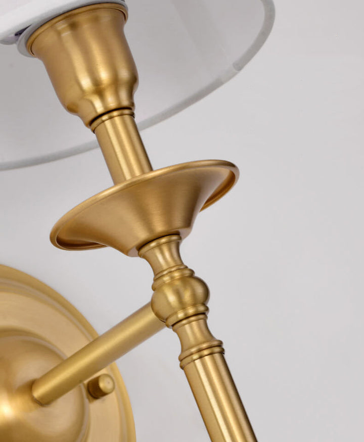 Modern Brass 2-Light Wall Sconce