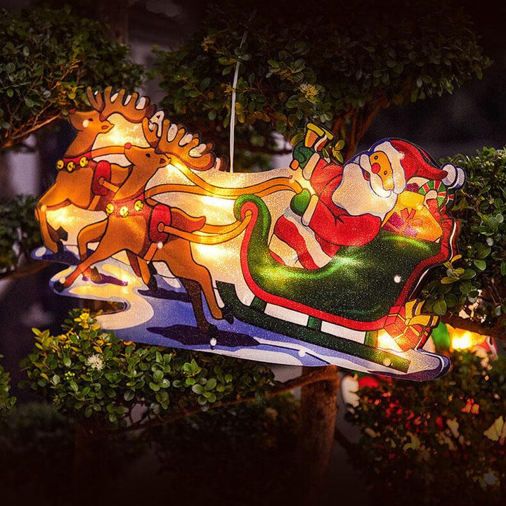 Christmas Window Suction Light Decor