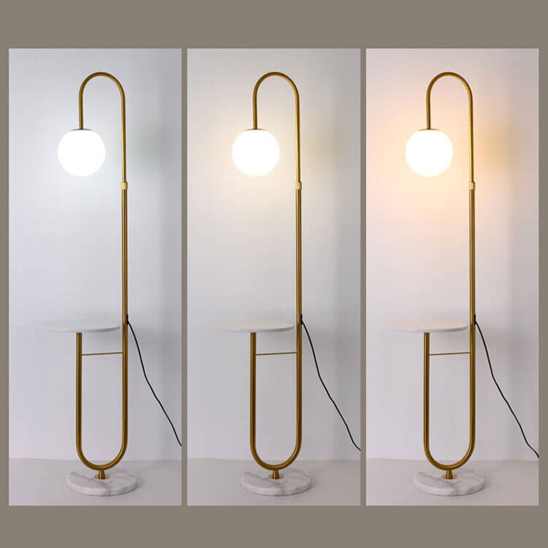 Minimalist Marble LED Floor Lamp