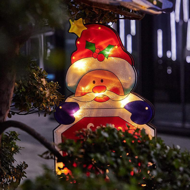 Christmas Window Suction Light Decor
