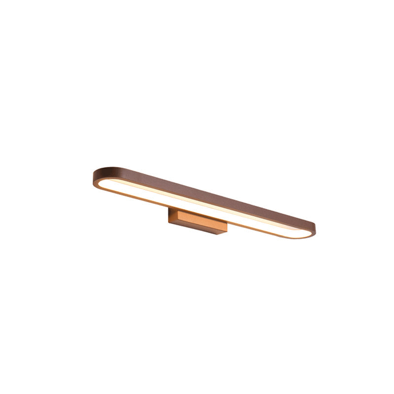Minimalist Circular Aluminum LED Vanity Light
