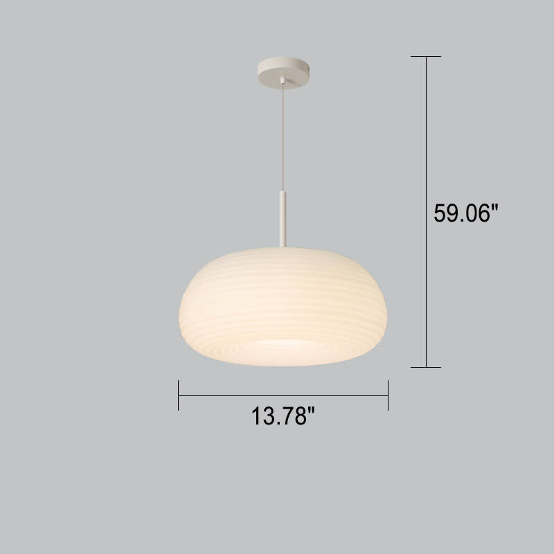 Minimalist Round Iron LED Pendant Light