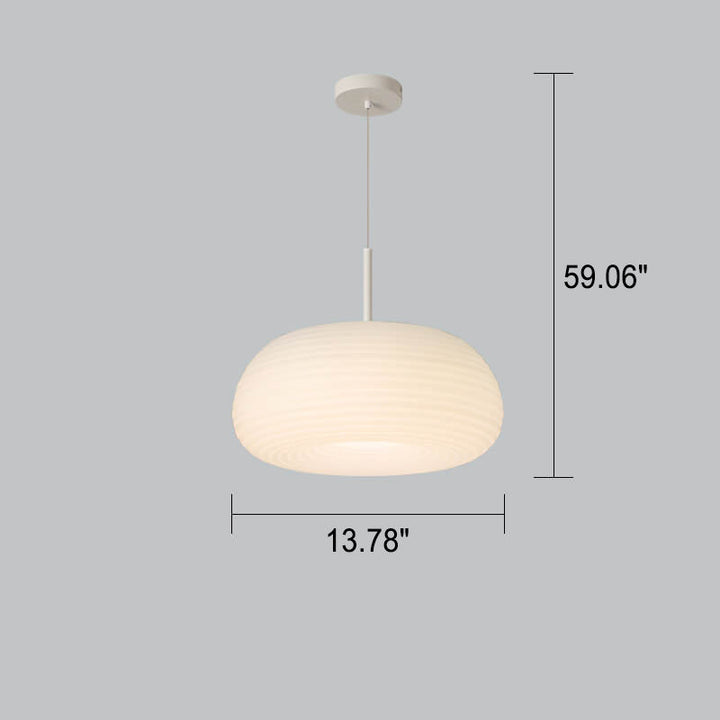 Minimalist Round Iron LED Pendant Light