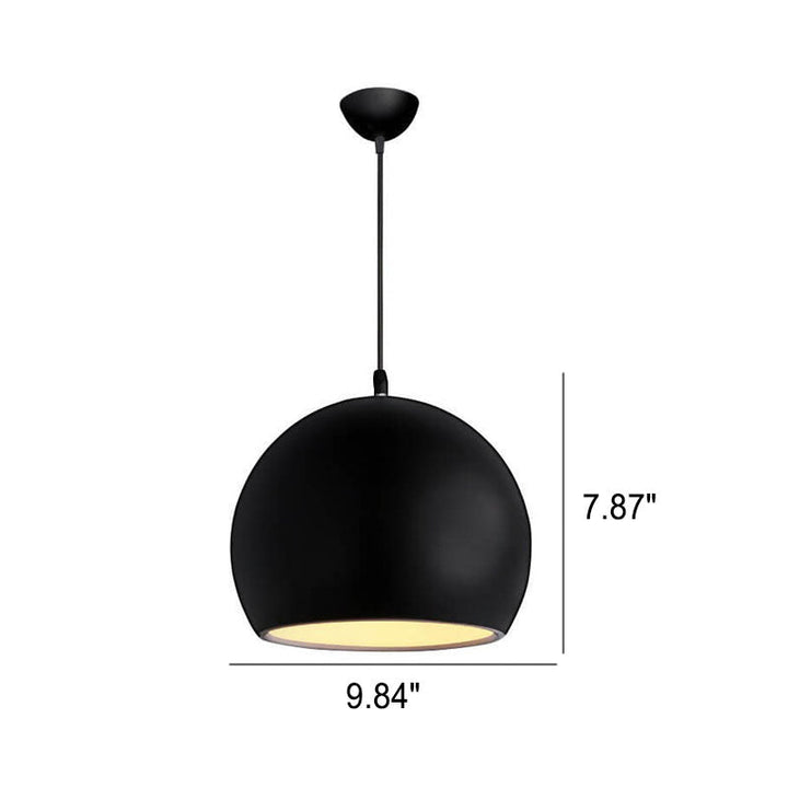 Modern Round Iron Pendant Light