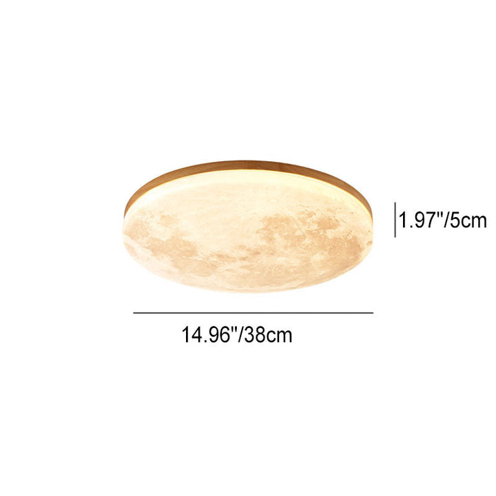 Minimalist Round Acrylic LED Flush Mount Ceiling Light