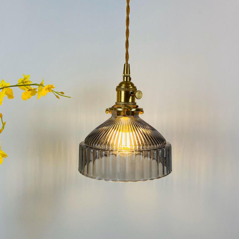 Nordic Dome Brass Pendant Light