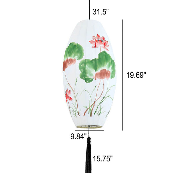 Lantern Fabric Pendant Light