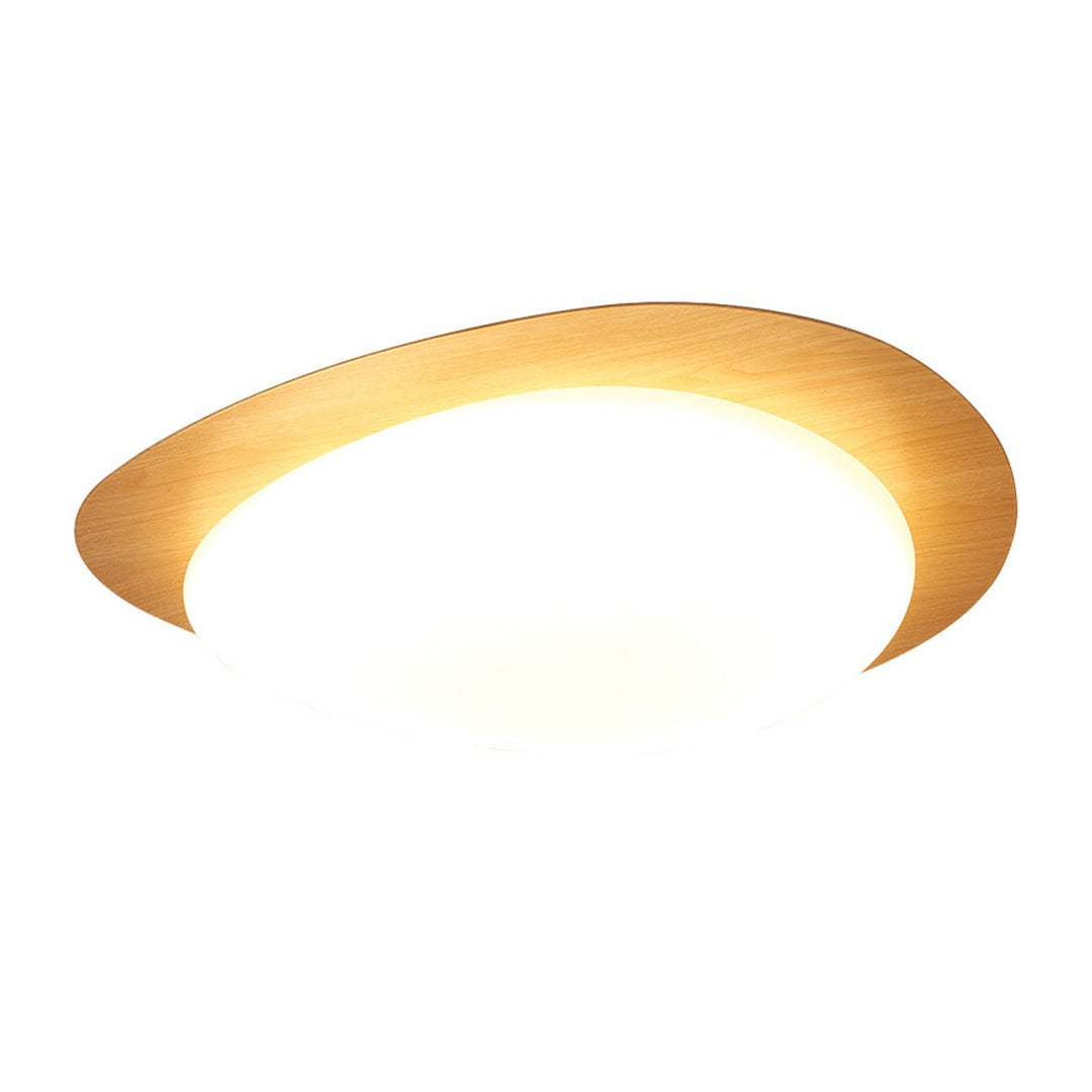 Nordic Wood LED Flush Mount Ceiling Light