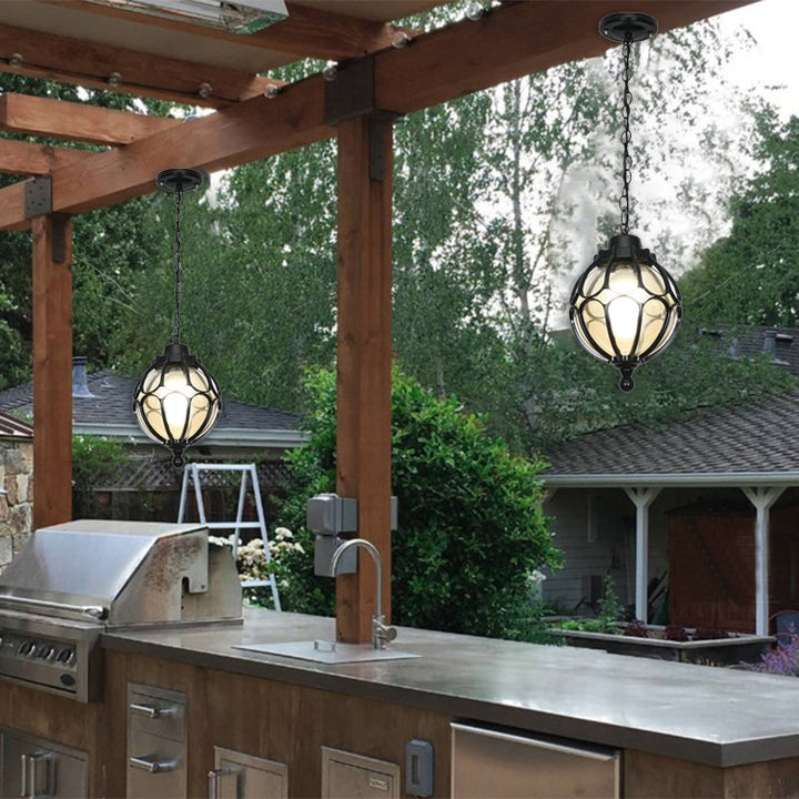 Traditional Aluminum Waterproof Pendant Light