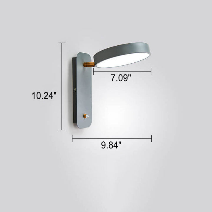 Nordic Round Rotatable LED Reading Wall Light