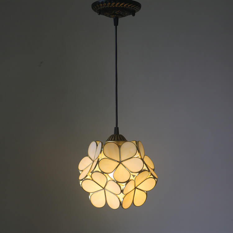 Vintage Glass Pendant Light