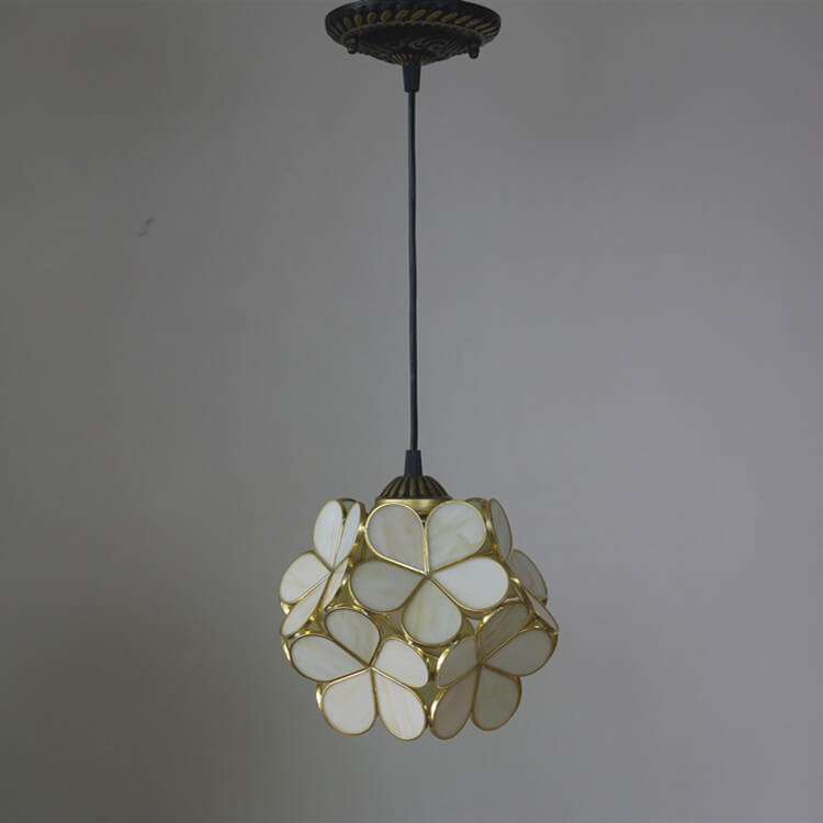 Vintage Glass Pendant Light