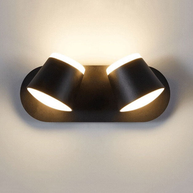 Nordic Cylinder 3-Light Rotatable LED Wall Sconce