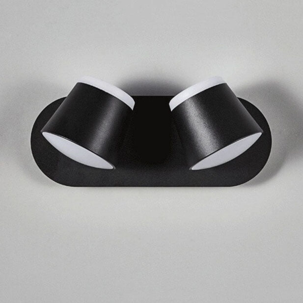 Nordic Cylinder 3-Light Rotatable LED Wall Sconce