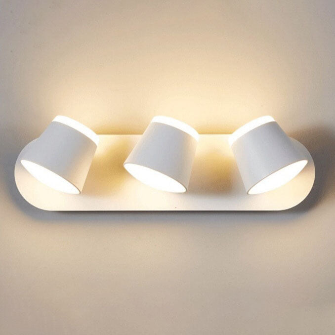 Nordic Cylinder 3-Light Rotatable LED Wall Sconce