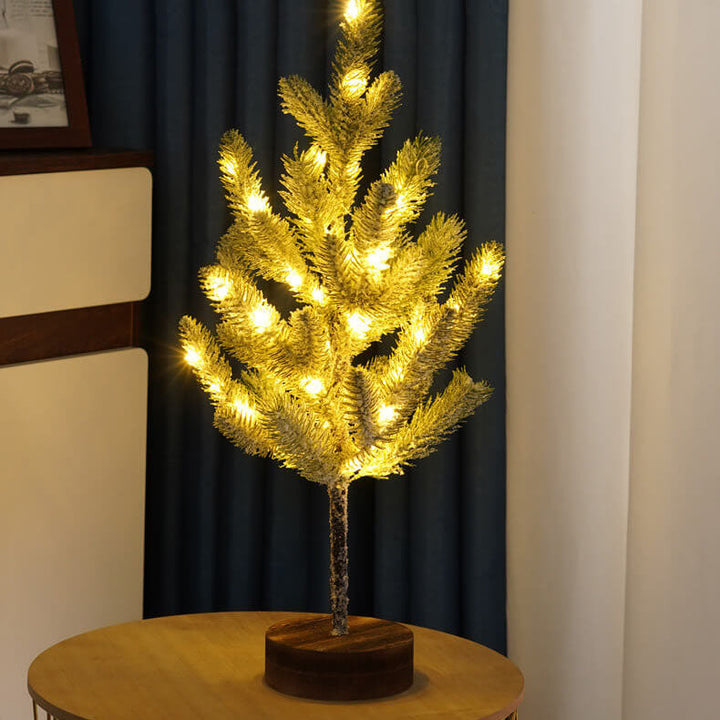 Cedar Needle Christmas Tree Table Lamp