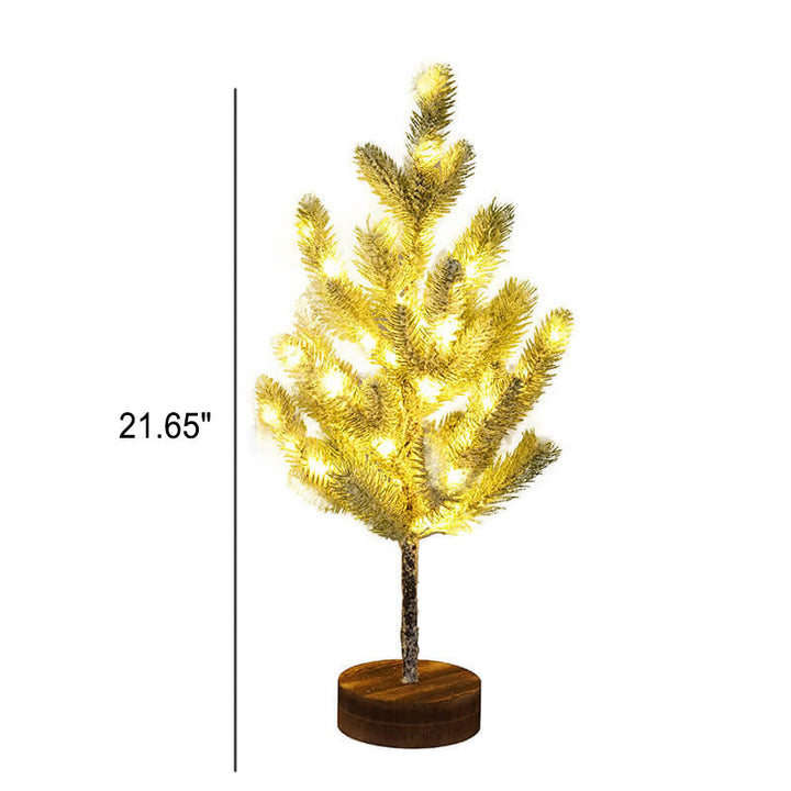 Cedar Needle Christmas Tree Table Lamp