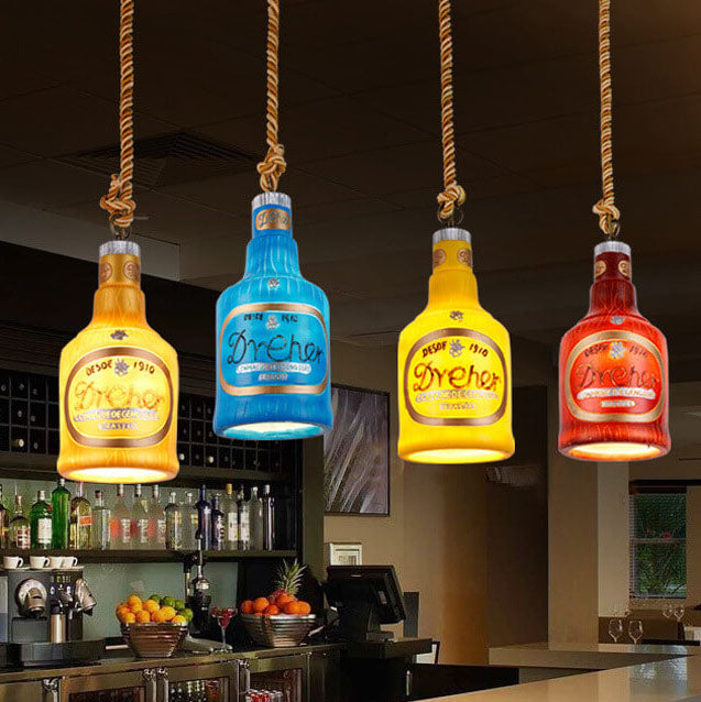 Contemporary Resin Pendant Light