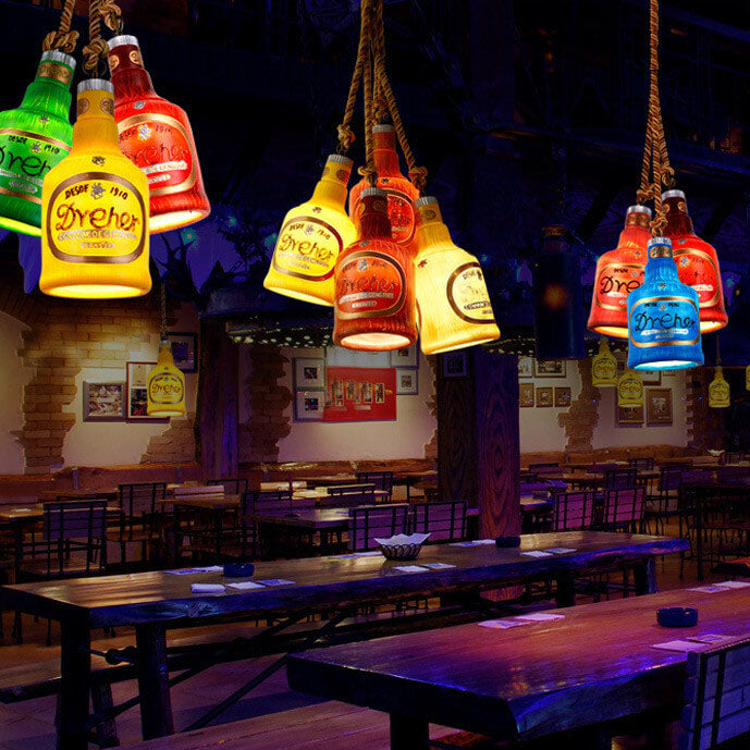 Contemporary Resin Pendant Light