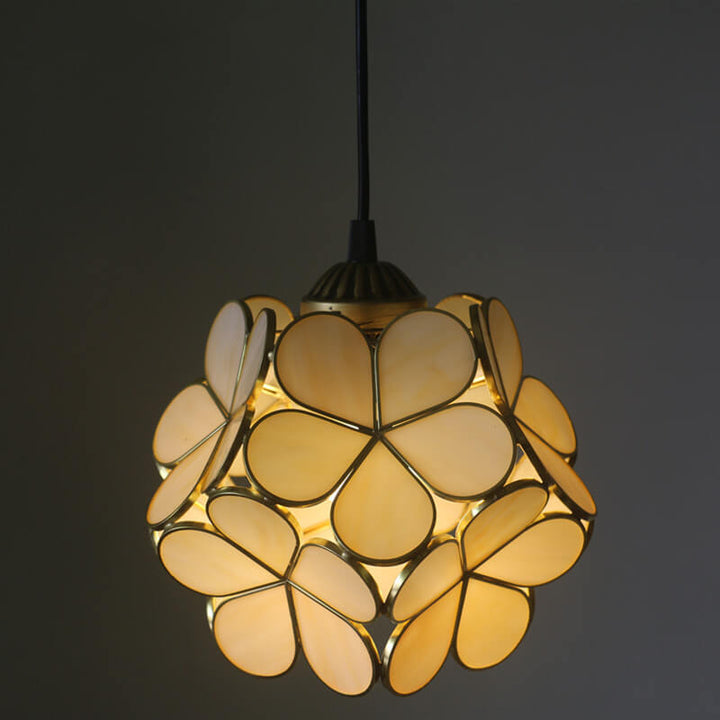 Vintage Glass Pendant Light