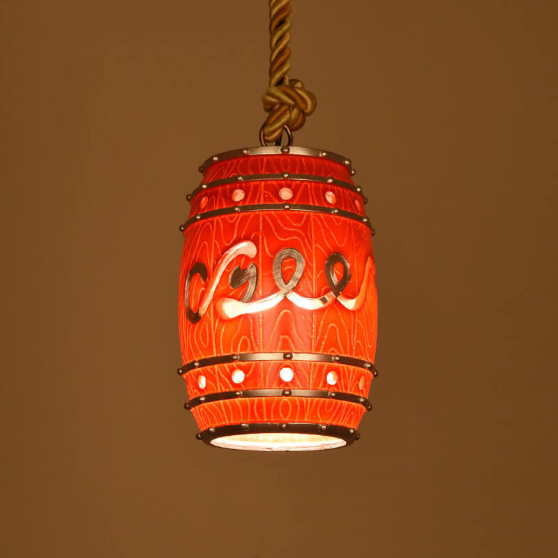 Vintage Resin Pendant Light