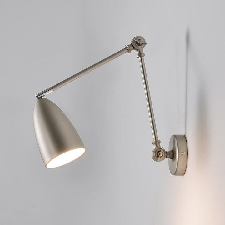 Industrial Iron Swing Arm Wall Sconce