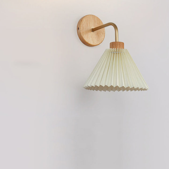 Pleated Minimalist Wall Sconce