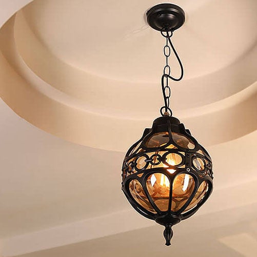 Industrial Globe Waterproof Pendant Light