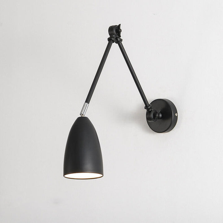 Industrial Iron Swing Arm Wall Sconce