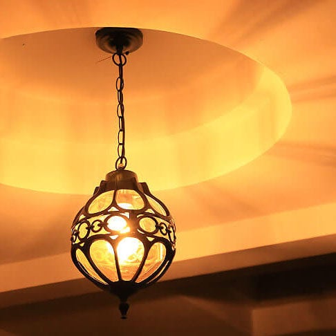 Industrial Globe Waterproof Pendant Light