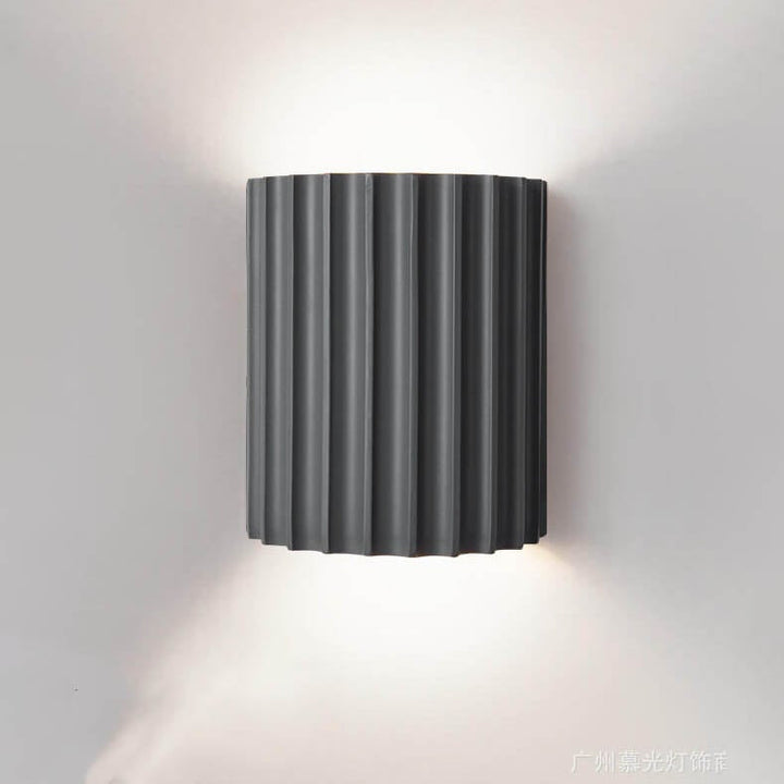 Cylinder Resin Wall Sconce