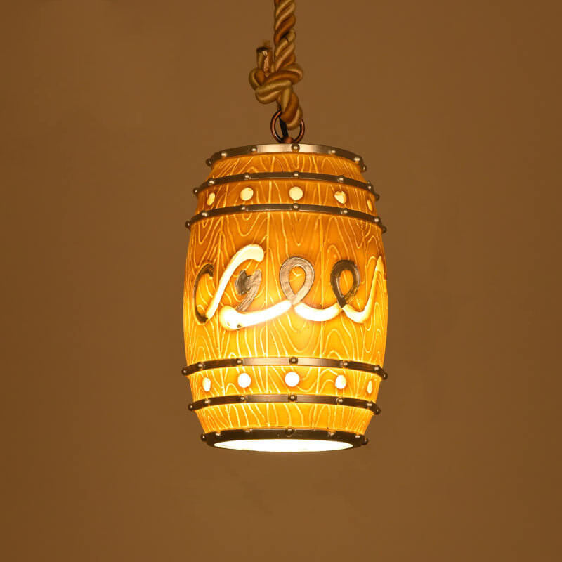 Vintage Resin Pendant Light